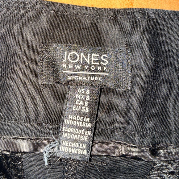 Jones New York Men's Black Dress Pants - Picture 2 of 3